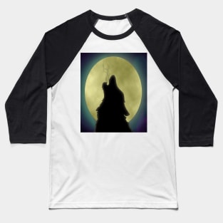 Moonlight Howl Baseball T-Shirt